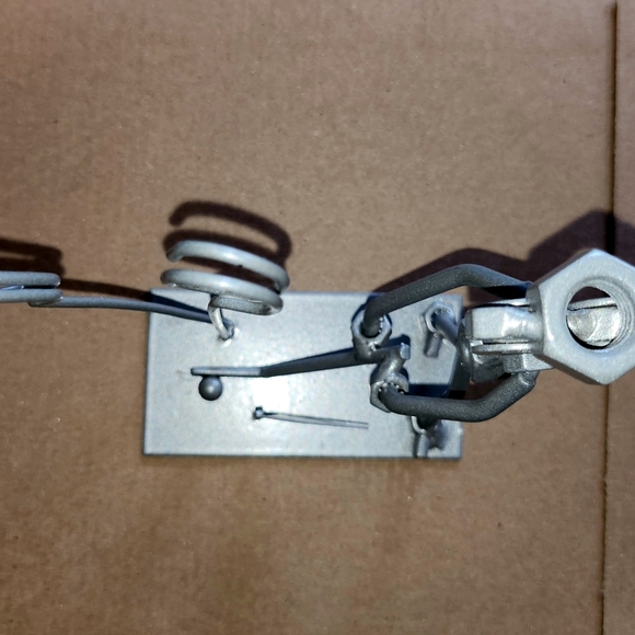 New / No Tags Golf figurine handmade small Sculpture metal hardware Nut 6" - Picture 2 of 3